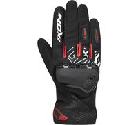 Ixon Gravel Guantes de motocicleta, negro-rojo, tamaño 4XL para Hombres