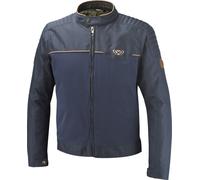 Ixon Hornet Chaqueta textil de moto impermeable, Azul marino, Talla L