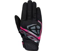 Ixon Hurricane Guantes de moto para damas, negro-rosa, tamaño XL para Mujer