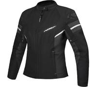 Ixon Ilana Evo Chaqueta textil de moto para mujer, negro-gris, tamaño L