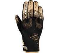 Ixon Ixflow Knit Guantes de moto para damas, negro-oro, tamaño XS para Mujer