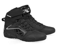 Ixon Killer WP Zapatos de moto para mujer, negro-plata, tamaño 38