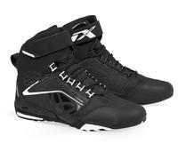 Ixon Killer WP Zapatos de motocicleta, negro-blanco, tamaño 46 para Hombres