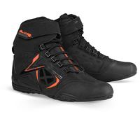 Ixon Killer WP Zapatos de motocicleta, negro-naranja, tamaño 45 para Hombres