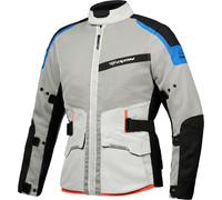 Ixon M-Njord Chaqueta textil de motocicleta, gris/azul, Talla L