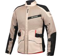 Ixon M-Njord Chaqueta textil de motocicleta, negro-beige, tamaño 4XL para Hombres