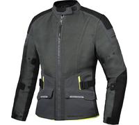 Ixon M-Njord Chaqueta textil de motocicleta, negro-verde, tamaño 4XL para Hombres