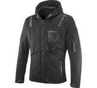 Ixon M-Quarter Chaqueta textil impermeable para motocicleta, negro, tamaño L para Hombres