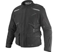 Ixon Midgard C Chaqueta textil de moto impermeable, negro, Talla C-3XL