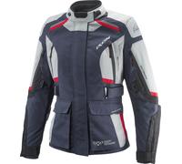 Ixon Midgard Chaqueta textil impermeable para mujer, Gris/negro/azul, Talla L
