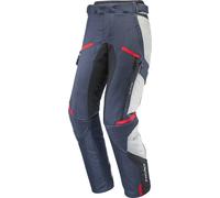 Ixon Midgard Pantalones textiles impermeables para motocicletas, Gris/negro/azul, Talla 4XL