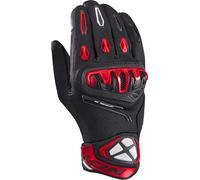 Ixon Mirage Air Guantes de moto, Negro/Blanco/Rojo, Talla L