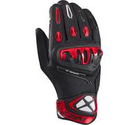 Ixon Mirage Air Guantes de moto, Negro/Blanco/Rojo, Talla M
