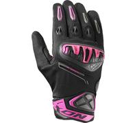 Ixon Mirage Air Guantes de moto para mujer, negro/rosa, Talla S