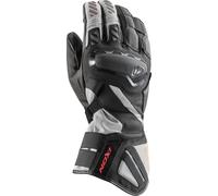 Ixon MS Drakkar Guantes de moto impermeables, negro/gris/rojo, Talla S