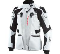 Ixon Odin Chaqueta textil impermeable para mujer, Blanco/negro/gris, Talla 2XL