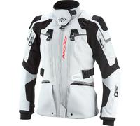 Ixon Odin Chaqueta textil impermeable para mujer, negro-gris-blanco, tamaño 3XL