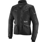 Ixon Odin Long Chaqueta textil de moto impermeable, negro, Talla S