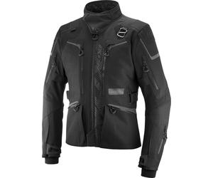 Ixon Odin Long Chaqueta textil de moto impermeable, negro, tamaño S para Hombres