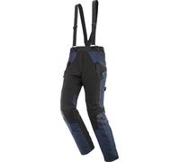 Ixon Odin Pantalones Textiles de Motocicleta Impermeables, Azul/Rojo, Talla XL