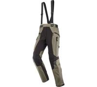Ixon Odin Pantalones Textiles de Motocicleta Impermeables, verde-marrón, tamaño 2XL para Hombres