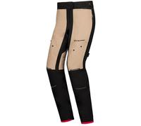 Ixon M-Skd Pantalones textiles impermeables para motocicleta para mujer, negro-beige, tamaño S