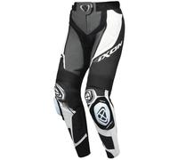 Ixon Vortex 3 Pantalones de cuero de motocicleta para damas, negro-gris-blanco, tamaño L para Mujer