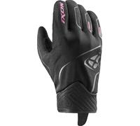 §Guantes de Moto Mujer Ixon PRO Hurricane 2L Negro-Fúcsia§