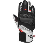 Ixon Pro Knarr Guantes impermeables de moto de invierno para mujer, negro-gris-rojo, tamaño S