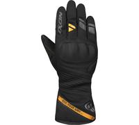 Ixon Pro Midgard Guantes impermeables de moto de invierno para mujer, negro-oro, tamaño M