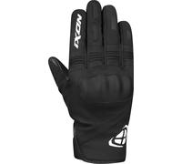 Ixon Pro Oslo Guantes de moto de invierno impermeables, negro-blanco, tamaño L para Hombres