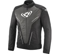 Ixon Prodigy Chaqueta textil impermeable para motociclismo, negro/antracita, Talla 4XL
