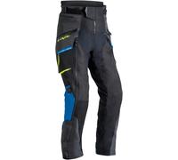 Ixon Ragnar Pantalones textiles para motocicletas, negro-gris-azul, tamaño 2XL para Hombres