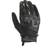 Ixon Rise Air 2 Guantes de moto Ladies 2, negro-oro, tamaño 2XL para Mujer