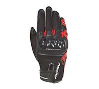 Ixon Rs Rise Air - Guantes de moto (talla M), color negro y rojo