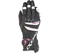 Ixon Rs Tempo Air Guantes de las mujeres, negro-blanco-rosa, tamaño XL