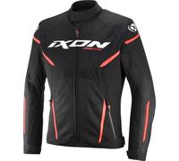 Ixon Striker 2 Air WP Chaqueta textil de moto impermeable, Negro/Blanco/Rojo, Talla XXL