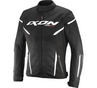 Ixon Striker 2 Air WP Chaqueta textil de moto impermeable, Negro/Blanco, Talla 3XL