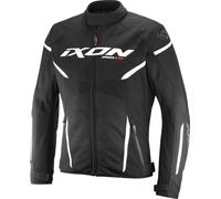 Ixon Striker 2 Air WP Chaqueta textil de moto impermeable, Negro/Blanco, Talla XL