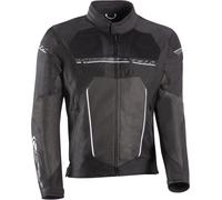 Ixon T-Rex Chaqueta textil para motocicleta, Blanco/negro/gris, Talla XXL