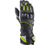 Ixon Tornado Air Guantes de moto, negro-blanco-amarillo, tamaño XS para Hombres