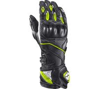 Ixon Tornado Air Guantes de moto, Negro/blanco/neón amarillo, Talla 2XL