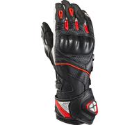 Ixon Tornado Air Guantes de moto, negro-blanco-rojo, tamaño XL para Hombres