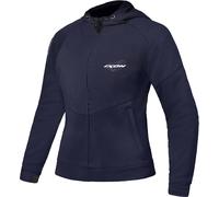 §Chaqueta de Moto Mujer Ixon Touchdown Azul Marino-Plateado§