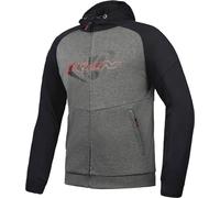 Ixon Touchdown Chaqueta textil de motocicleta, negro-gris, tamaño XL para Hombres