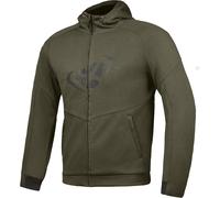 Ixon Touchdown Chaqueta textil de motocicleta, verde-marrón, tamaño M para Hombres