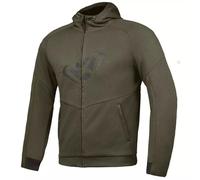 Ixon Touchdown Chaqueta textil de motocicleta, verde-marrón, tamaño M