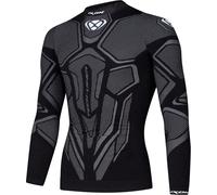 Ixon Underground Camisa funcional de manga larga, negro/gris, Talla XL/XXL