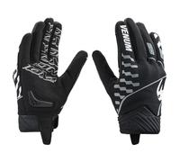 Ixon Venum Hurry Guantes Moto Verano Cuero Negro/Gris/Blanco Unisex Talla M