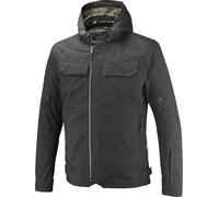 Ixon Walker Chaqueta textil de moto impermeable, negro, Talla 4XL